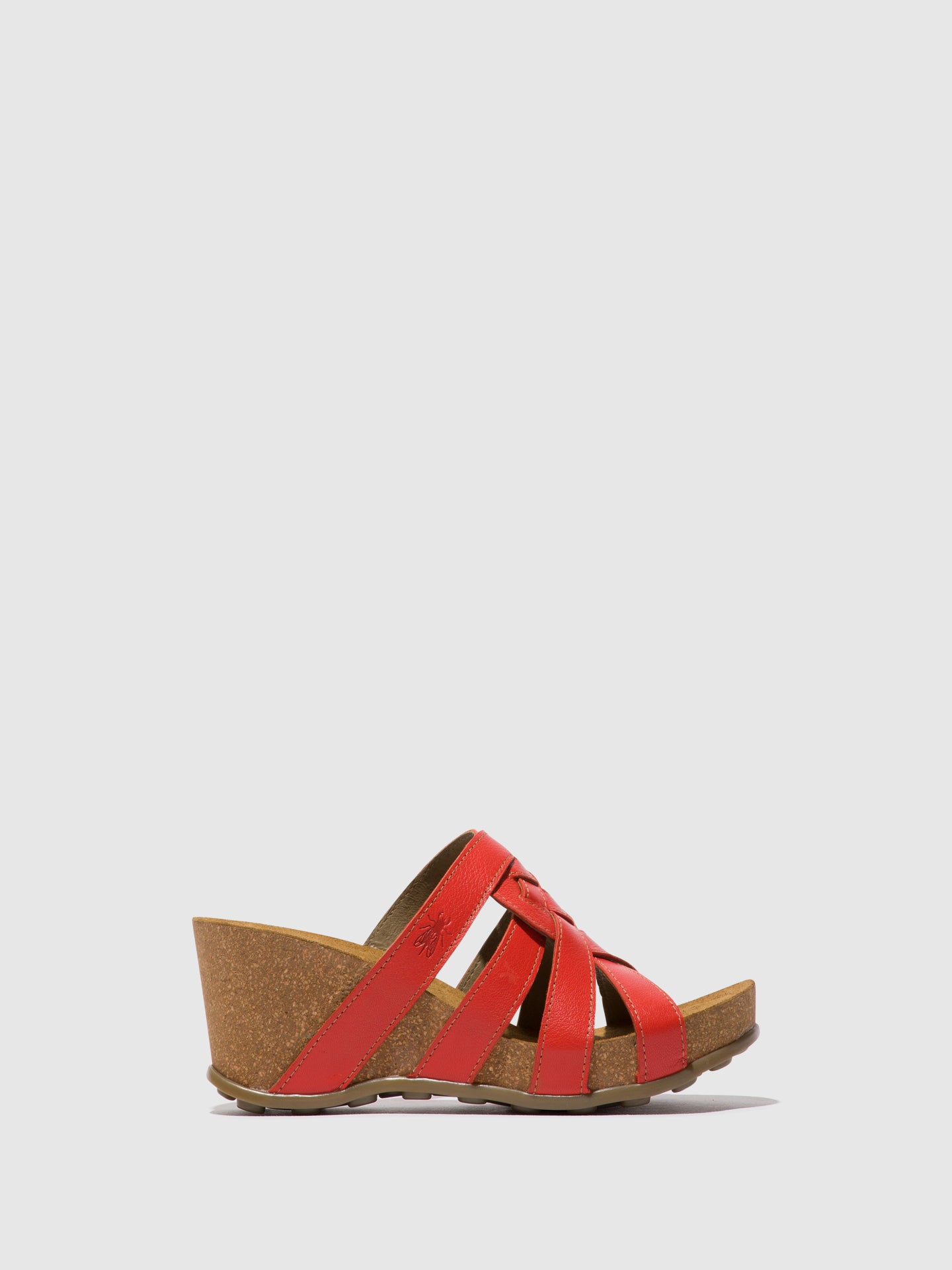 Fly London Strappy Mules GILY774LY DEVIL RED